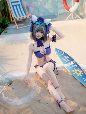 Bangni邦尼 - 碧蓝航线 柴郡 泳装_43_lvew