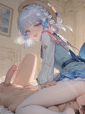 [CunnyFunky] Ayaka & Barbara [AI Generated] [Uncensored]_2584