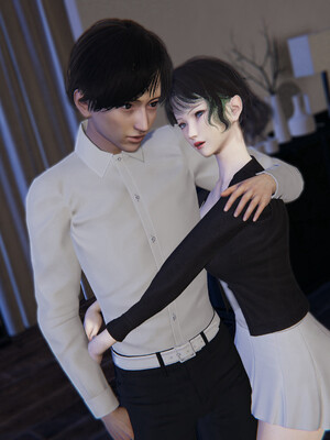 [夏瑶影]继父调教了我们母女02_063