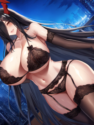 [QosLouisAI]Black Lace Bra Friedrich Group Sex 81P