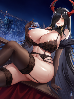 [QosLouisAI]Black Lace Bra Friedrich Group Sex 81P_0002