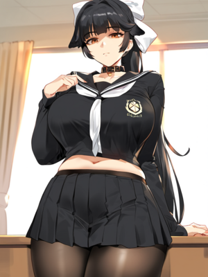 [QosLouisAI]Request：Takao School Uniform 80P_0002
