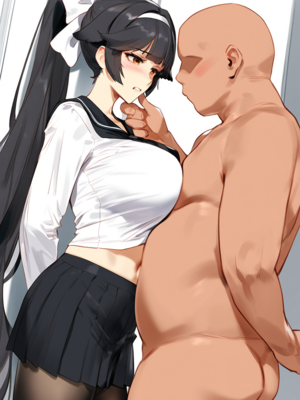 [QosLouisAI]Request：Takao School Uniform 80P_0007