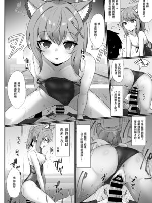 [笹かまボックス (流宮いささ)] プールサイドログ：砂狼 (ブルーアーカイブ) [中国翻訳] [DL版]_15_efia