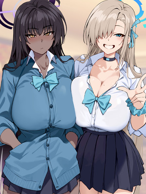 [しゅにち関数 (しゅにち)] 生徒達と仲良くHする本〜ブルアカ総集編〜 (ブルーアーカイブ)｜和学生们一起亲密爱爱的本 [白杨汉化组] [DL版]_187_vxgh