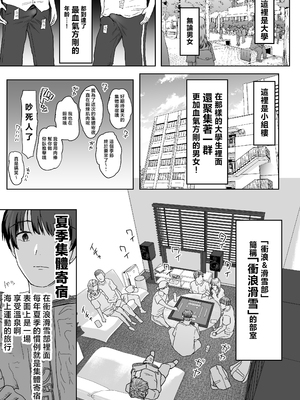 [ぷるめたる]ヤリサー合宿に男は僕一人+新学期に僕の部屋はみんなのたまり場 [中国翻訳][疏碼]_006
