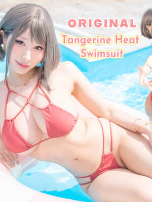[HaneAme雨波] 橘爆夏日！泳裝｜Original Tangerine Heat swimsuit_02_waod