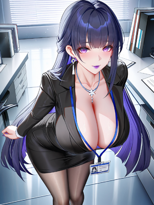 [QosLouisAI] Honkai：Office Romance 55P_0001