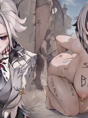 [kkoi]Arlecchino slave[AI Generated]