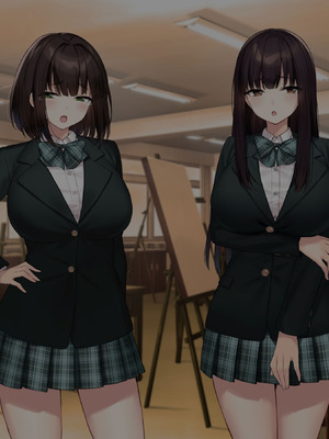 [Umour (神坂ろん)] 巨乳な先輩？巨乳な幼なじみ？二人とハーレムH…する？_150_awdn