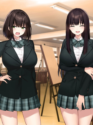 [Umour (神坂ろん)] 巨乳な先輩？巨乳な幼なじみ？二人とハーレムH…する？_337_spbl