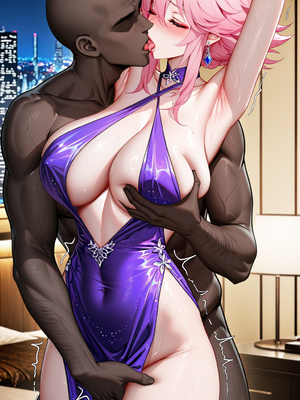 [QosLouisAI] Req：BBC Fuck Sakura 64P 八重樱紫色礼服_0028