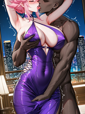 [QosLouisAI] Req：BBC Fuck Sakura 64P 八重樱紫色礼服_0029