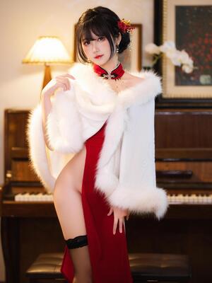 三度_69 -「#094：红丝绒旗袍」