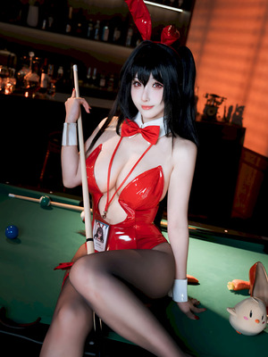 Rioko凉凉子 - 碧蓝航线 大凤 桌球兔女郎_15