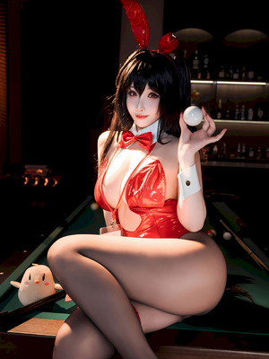 Rioko凉凉子 - 碧蓝航线 大凤 桌球兔女郎_25