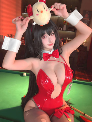 Rioko凉凉子 - 碧蓝航线 大凤 桌球兔女郎_40