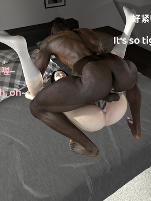 [南辕北辙]留学女友成了媚黑母狗02_005