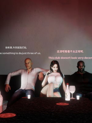 [南辕北辙]留学女友成了媚黑母狗03_003