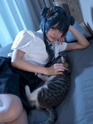 清水凪 - 龙华妃咲 JK (蔚蓝档案)_06_fvor