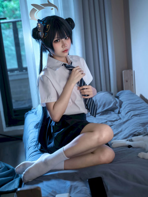 清水凪 - 龙华妃咲 JK (蔚蓝档案)_12_bfar