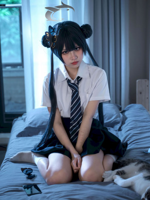 清水凪 - 龙华妃咲 JK (蔚蓝档案)_16_llmn