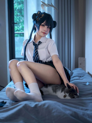 清水凪 - 龙华妃咲 JK (蔚蓝档案)_22_icug