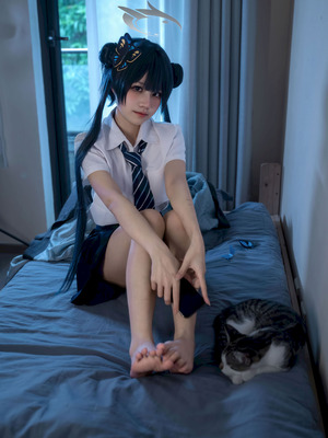 清水凪 - 龙华妃咲 JK (蔚蓝档案)_31_pwlw