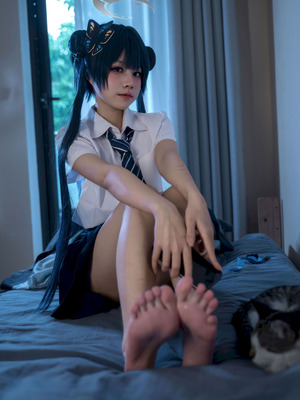 清水凪 - 龙华妃咲 JK (蔚蓝档案)_33_ggyb