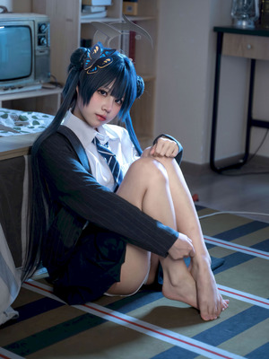 清水凪 - 龙华妃咲 JK (蔚蓝档案)_44_kfau