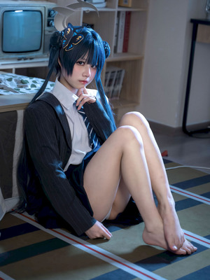 清水凪 - 龙华妃咲 JK (蔚蓝档案)_45_alwo