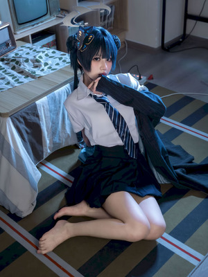 清水凪 - 龙华妃咲 JK (蔚蓝档案)_49_vwbf