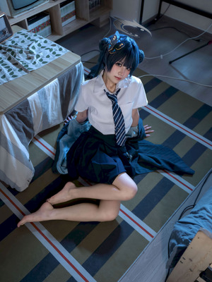 清水凪 - 龙华妃咲 JK (蔚蓝档案)_52_cvef