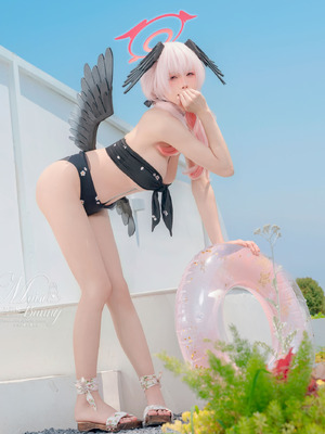 咬一口兔娘ovo (Yaokoututu) - 8月作品『下江小春 泳装』 Honey_35_swgg