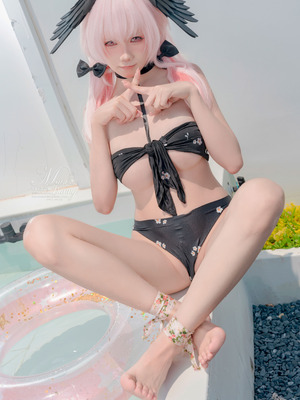 咬一口兔娘ovo (Yaokoututu) - 8月作品『下江小春 泳装』 Honey_69_teis