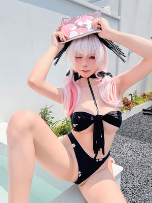 咬一口兔娘ovo (Yaokoututu) - 8月作品『下江小春 泳装』 Honey_83_komx