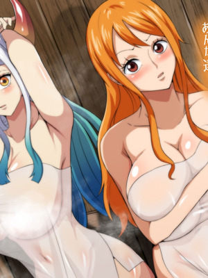 [Q同人] 爆乳海賊の湯煙エッチ (ワンピース) [廉价汉化组]_02_mehd