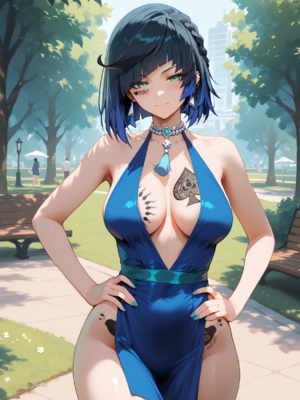 [Allenby] Yelan Blacked in the Gym_0039