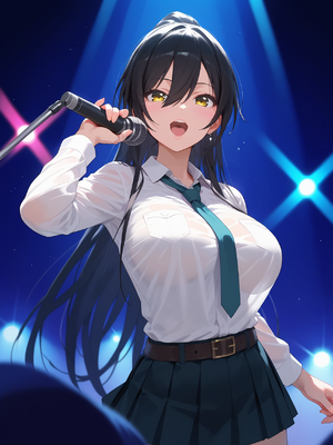 [Allenby] Shirase Sakuya Blacked Idol_0022