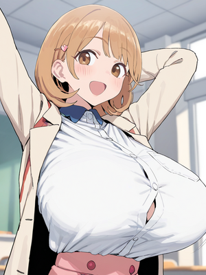 雷門AIショップ - Ryoka Naru○ – The Junior I Was After Gets Cucked by an Old Man [Uncensored] (Patreon) [AI Generated]_003_00009_