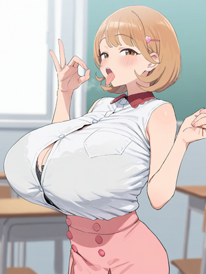 雷門AIショップ - Ryoka Naru○ – The Junior I Was After Gets Cucked by an Old Man [Uncensored] (Patreon) [AI Generated]_009_00003_