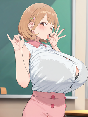 雷門AIショップ - Ryoka Naru○ – The Junior I Was After Gets Cucked by an Old Man [Uncensored] (Patreon) [AI Generated]_009_00005_