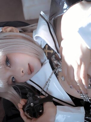 蠢沫沫 – 黑修女_012