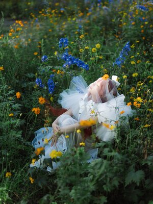 蠢沫沫 – 花丛婚纱_042