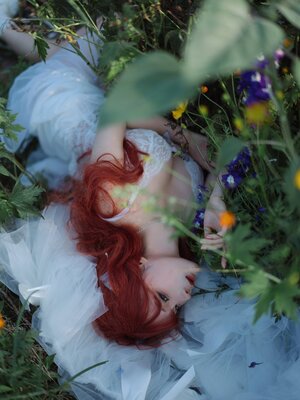 蠢沫沫 – 花丛婚纱_045