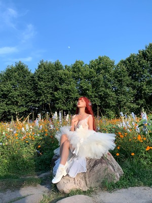 蠢沫沫 – 花丛婚纱_047