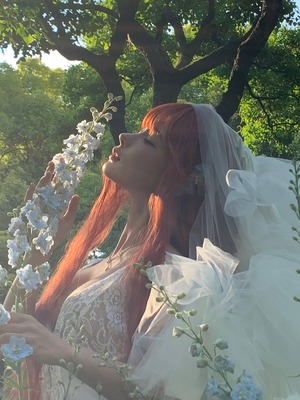 蠢沫沫 – 花丛婚纱_048