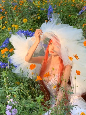 蠢沫沫 – 花丛婚纱_049