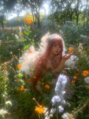 蠢沫沫 – 花丛婚纱_057