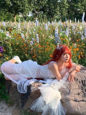 蠢沫沫 – 花丛婚纱_060